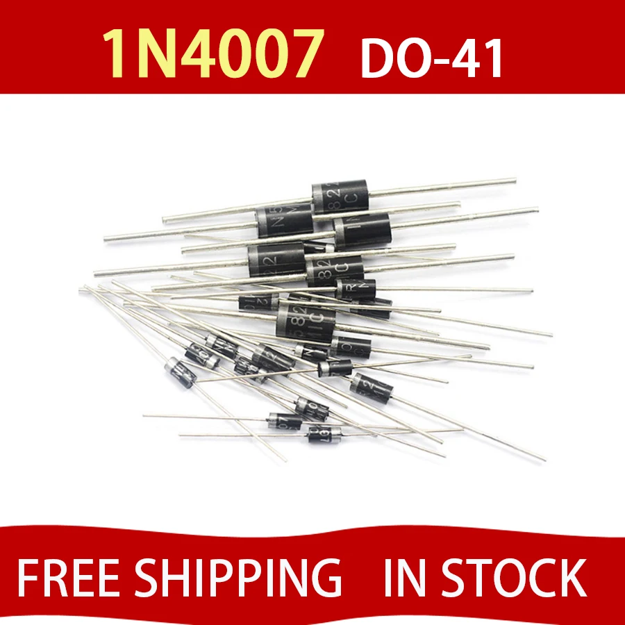 

100pcs High quality Rectifier Diode 1N4007 10A10 1N5408 1N5819 1N4001 5822 1N4001 1N4004 1N4005 1N5404 1N5408 6A10 FR107 UF4007