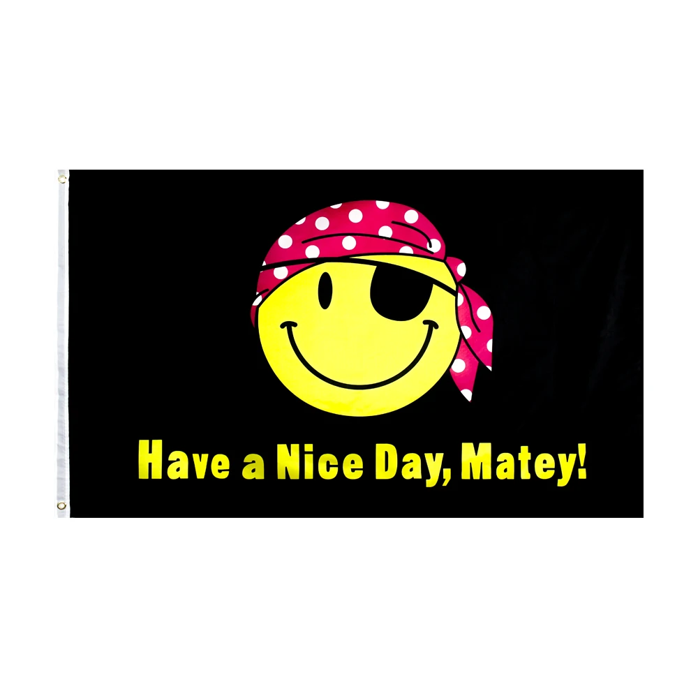 3x5 ft Yellow Smiley Face Flag UV Fade Resistant Double Stitched Canvas Header with Brass Grommets Happy Polyester Flags |