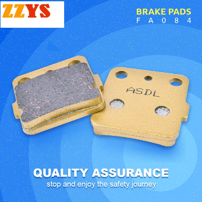 350cc 660cc Motorcycle Front Rear Brake Pads For YAMAHA YFM350 Raptor YFM 350 2004-2010 YFM660 YFM660R 660 2001-2004