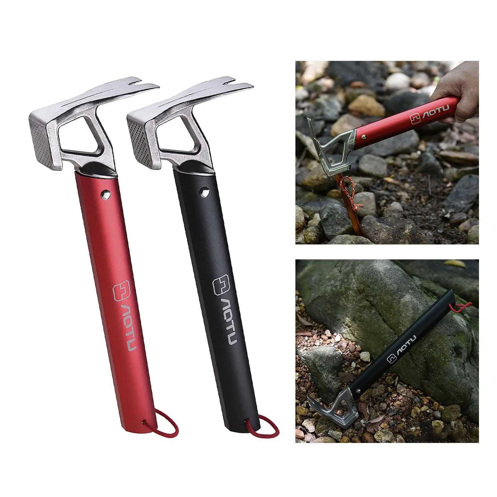 

Outdoor Camping Hammer Multi Functional Tent Stake Remover Lightweight Outdoor Sports Multifunctional Survival