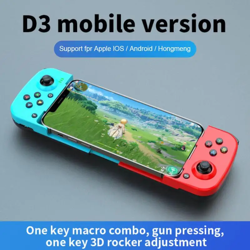 

Wireless Bluetooth-compatible Gamepad Type-C Gaming Controller Portable Joystick Gamepads For PS4 IOS Android /switch PC Xiaomi
