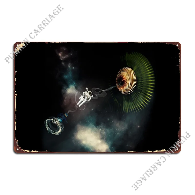 

Dive Through Time Metal Signs Rusty Club Designing Classic Tin Sign Poster
