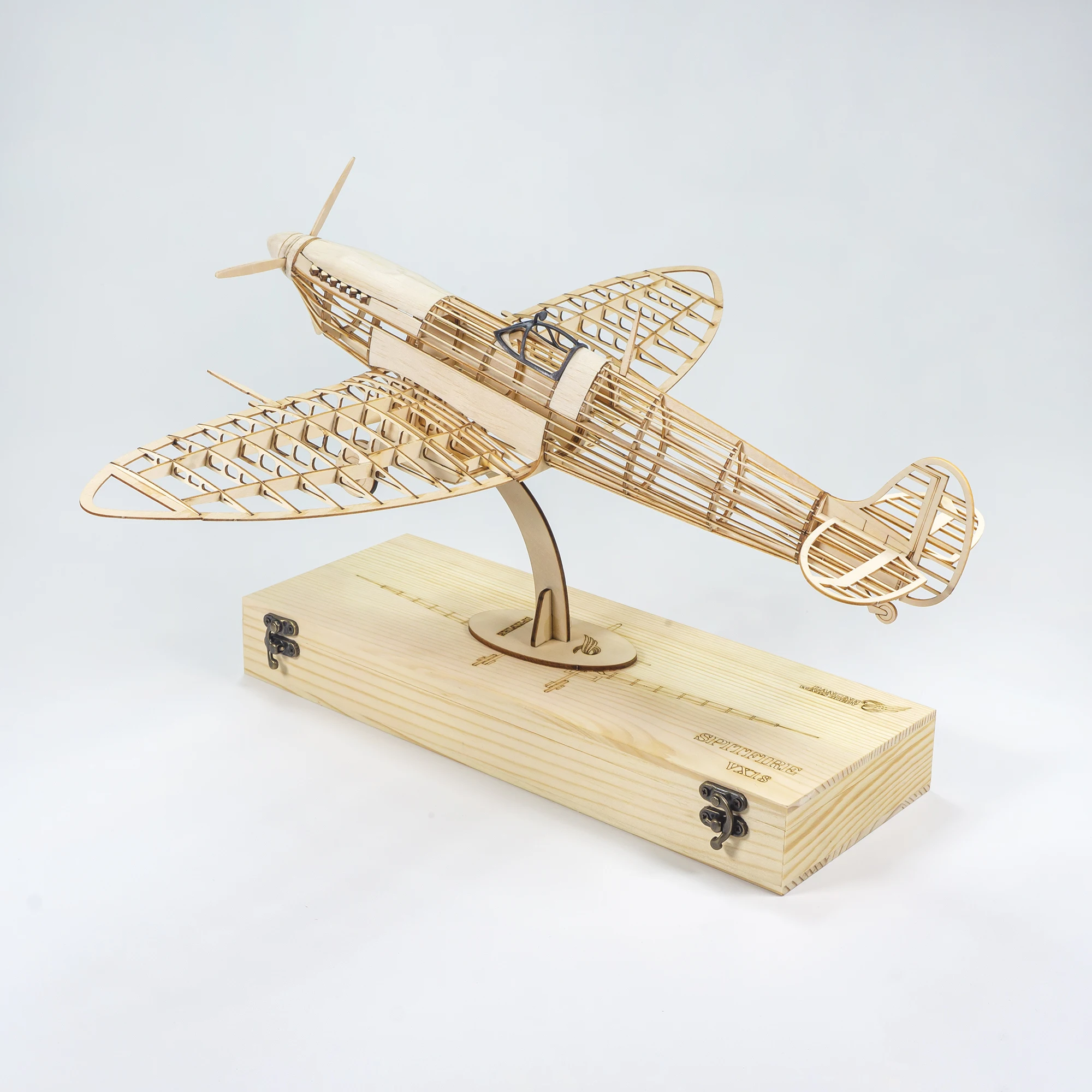 Бесплатная доставка 3D Пазлы VX18 Spiitfire Fighter статическая деревянная модель дисплея