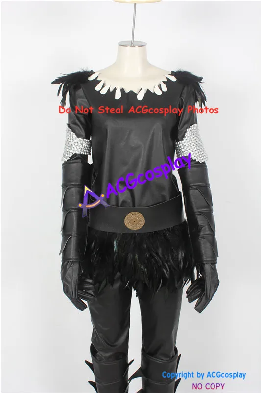 Death Note Shinigami Ryuuku Ryuk Cosplay Costume acgcosplay faux leather made costume images - 6