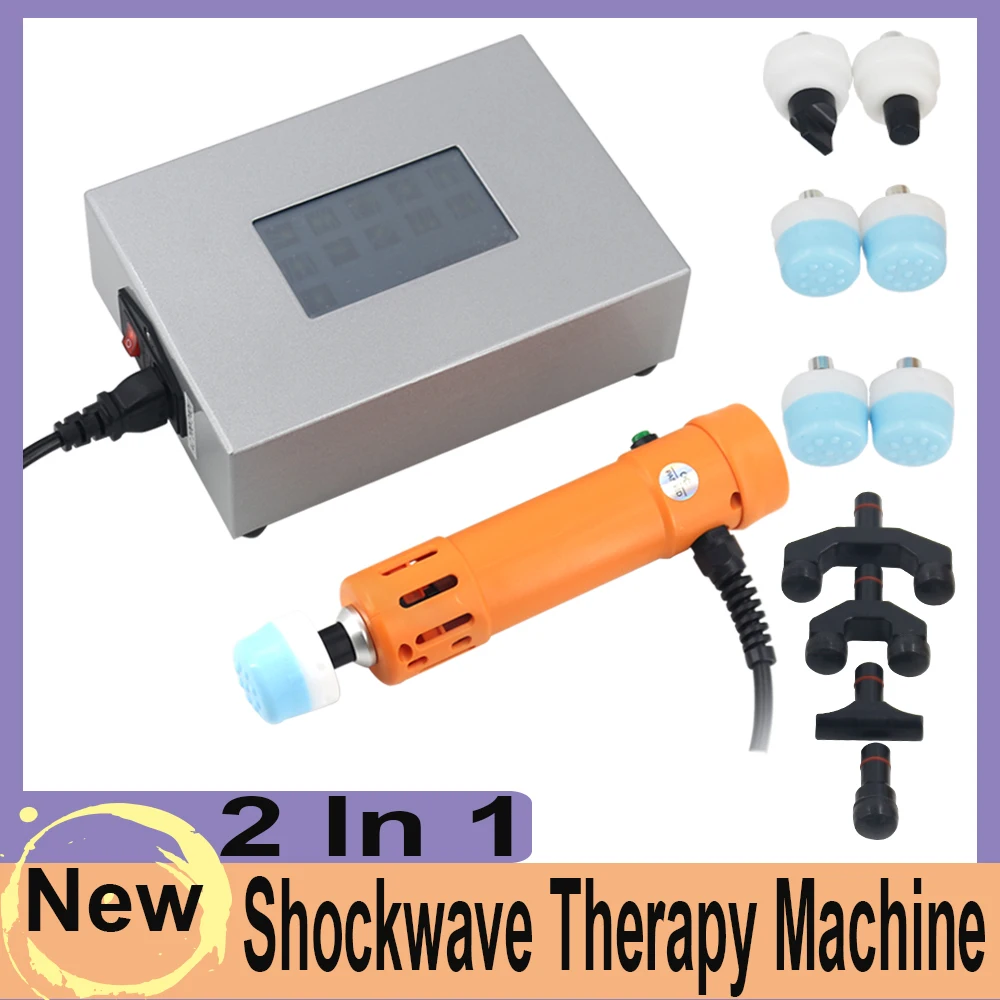 

Новая профессиональная машина для ударно-волновой терапии для лечения ED и подошвенного фасцита для домашнего использования 2 в 1, инструмент для ударно-волновой терапии