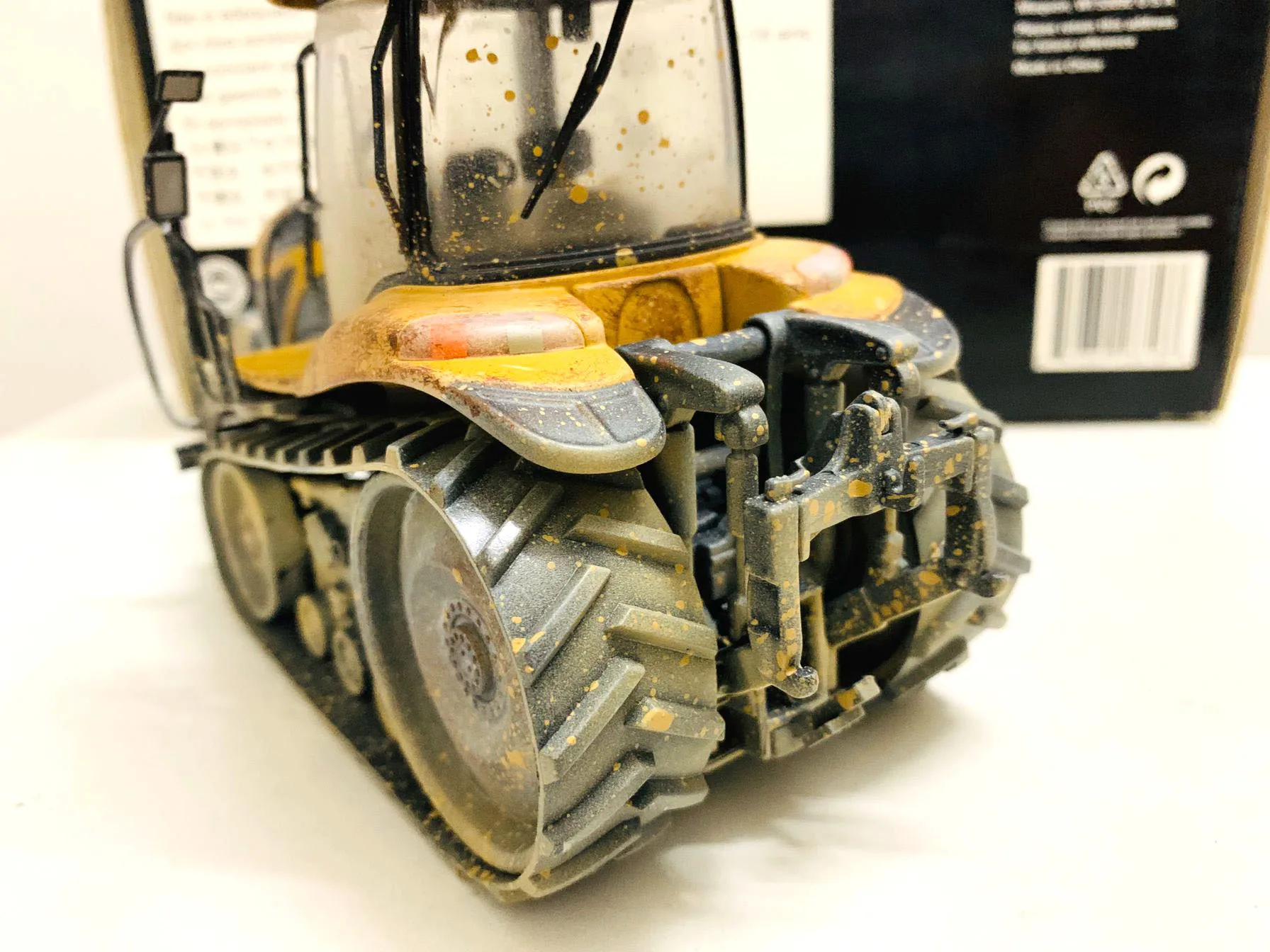 MT765C сельскохозяйственный трактор Muddy Edition масштаб 1:32 литая металлическая Модель