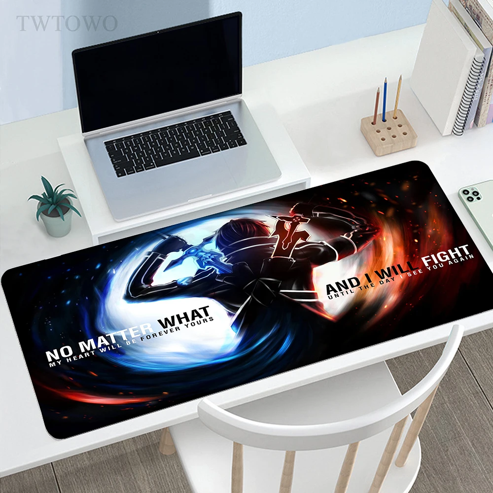 

Sword Art Online Mouse Pad Gamer Gaming Custom Desk Mats keyboard pad Anti-slip Carpet Soft Natural Rubber Desktop Mouse Pad