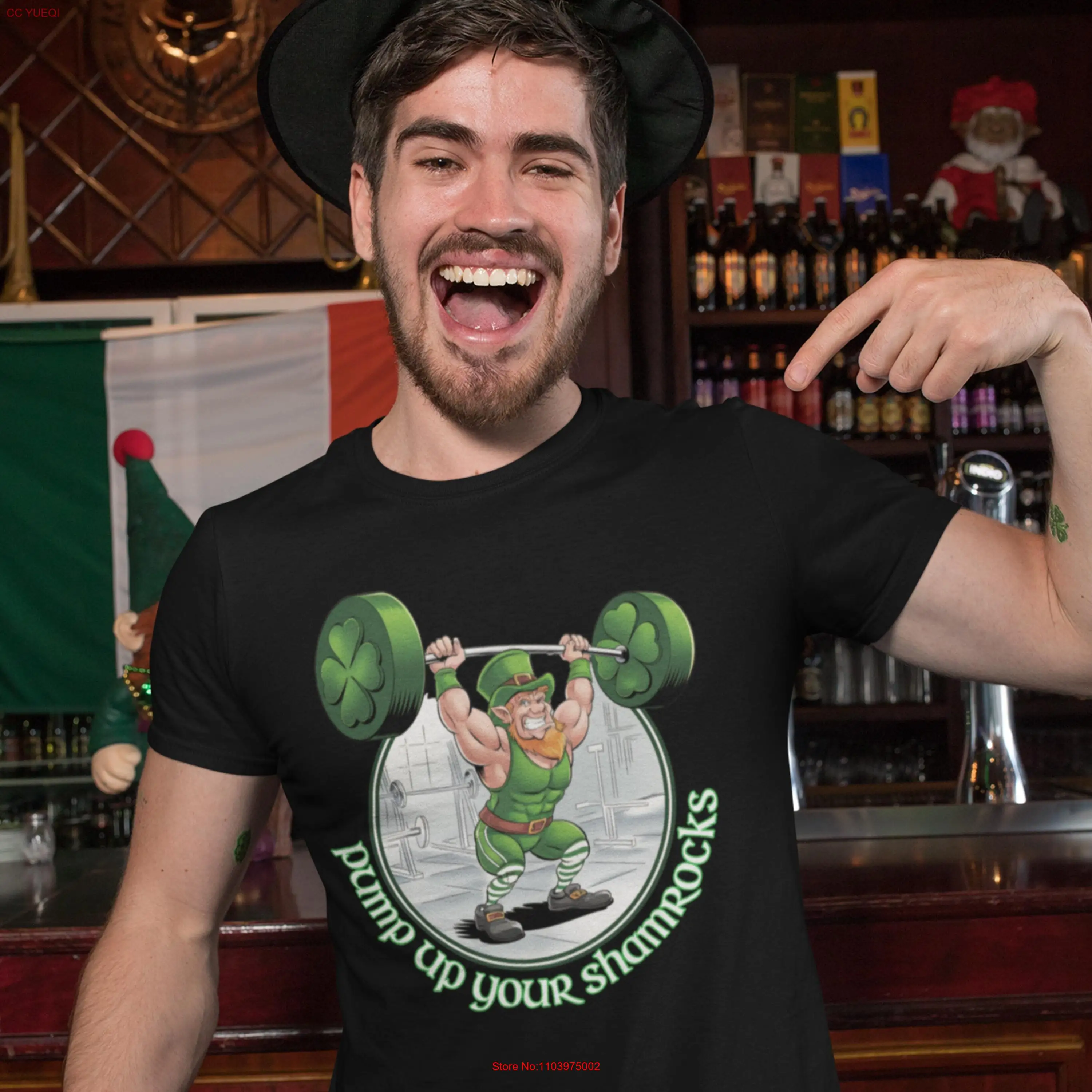 Терапевтические упражнения Pump Up Your Shamrocks Забавная футболка в стиле Softstyle с