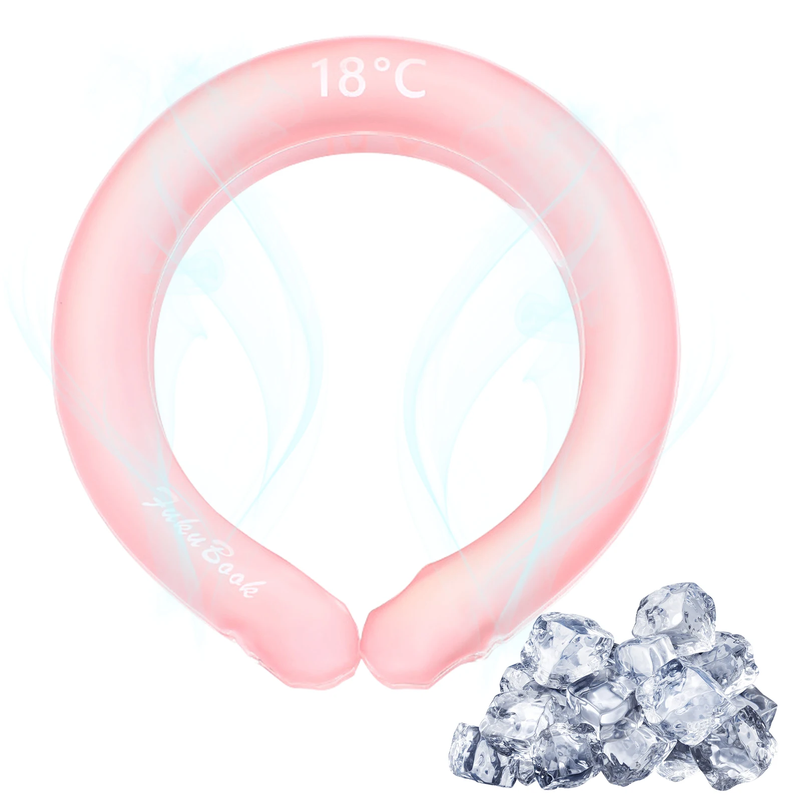 

Hot Summer Activities Cooling Neck Wraps Ring Scarf Cool Cooling Neck Hands-Free Ice Reusable Ice Pack Tube Outdoor Sports Chill