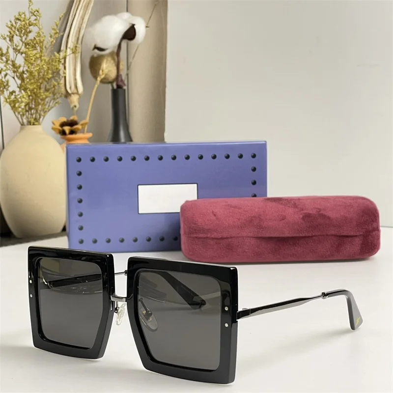 

Top luxury Sunglasses polaroid lens designer women Men senior Eyewear For eyeglasses frame Vintage 0858 Sunglasses With Box