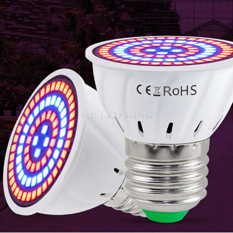 Светодиодная лампа E27 MR16 GU10 220V Fitolampy