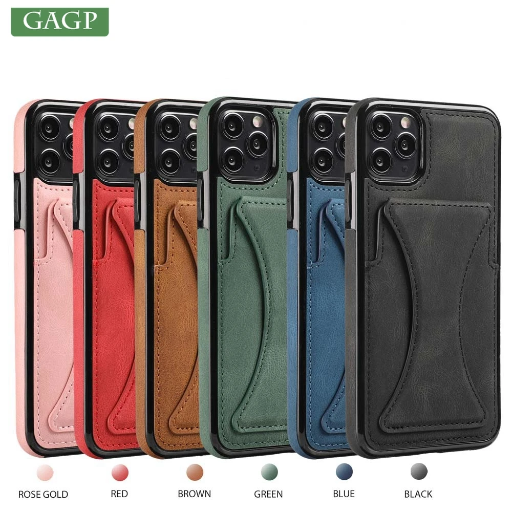 Luxury Wallet Card Slot PU Leather Phone Case for iPhone 11 12 Pro Max 14 13 Mini SE 2 X Xs Xr 7 8 Plus Magnet Fold Stand Cover