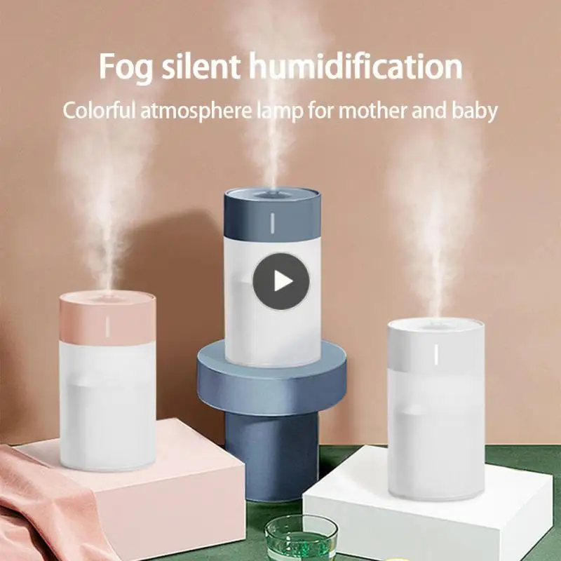 

260ML Air Humidifier Ultrasonic Mini Aromatherapy Diffuser Portable Sprayer USB Essential Oil Atomizer LED Lamp For Home Car