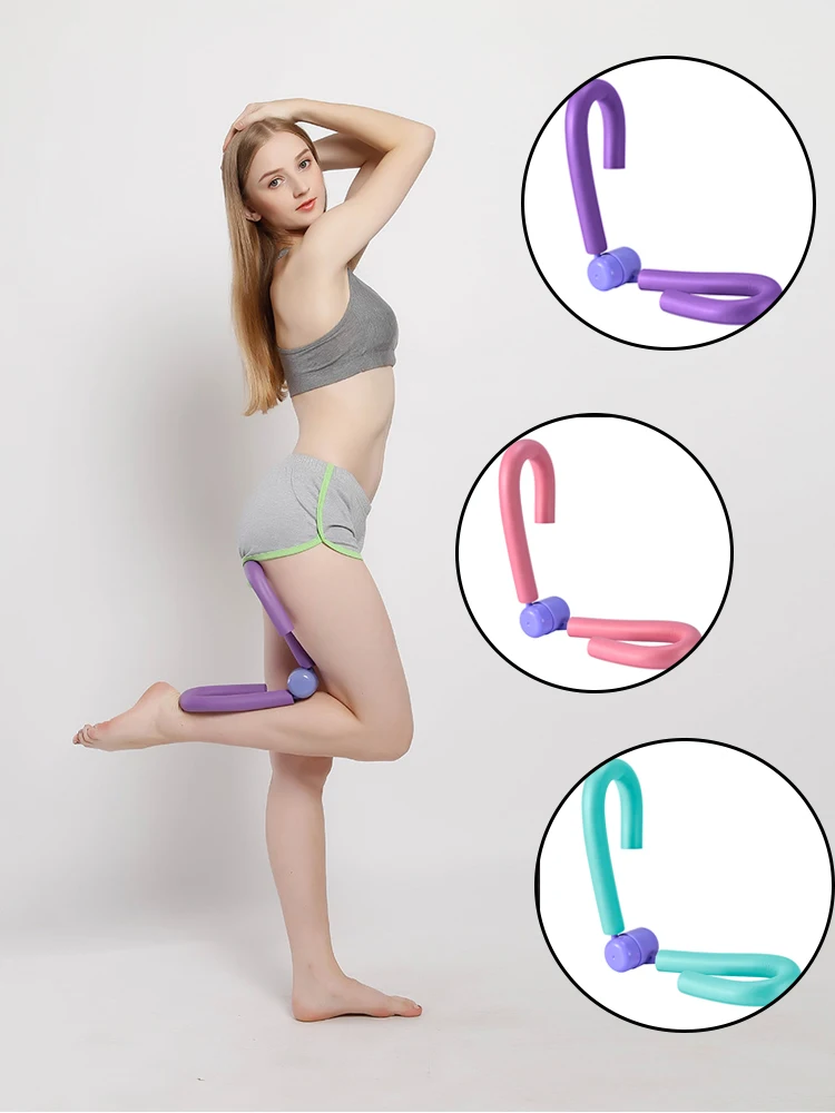 PVC Leg Trainer Thigh Exercisers Gym Sports Thigh Master Muscle Arm Chest Waist Exerciser Workout Machine Home Fitness Equipment