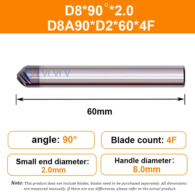 

Спиральный нож для снятия фасок D4A30xD0.5x50