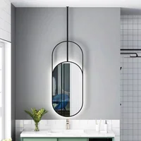 Backlight Bathroom Mirror Hanging Aesthetic Dressing Bathroom Mirror Modern Full Height Custom Espejo Pared Bathroom Fixtures