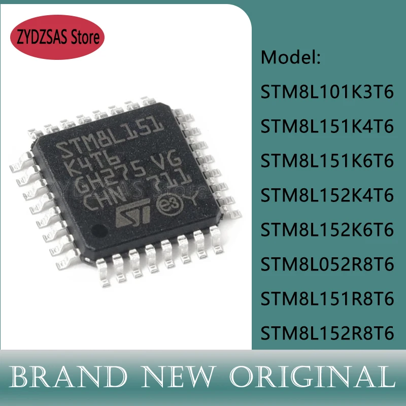 

STM8L101K3T6 STM8L151K4T6 STM8L151K6T6 STM8L152K4T6 STM8L152K6T6 STM8L052R8T6 STM8L151R8T6 STM8L152R8T6 STM IC MCU Chip