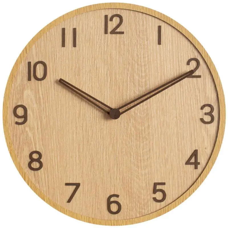 

Wall Hanging Clock Wood Hanging Clock Wall Clock Silent Wall Clock Living Room Decor