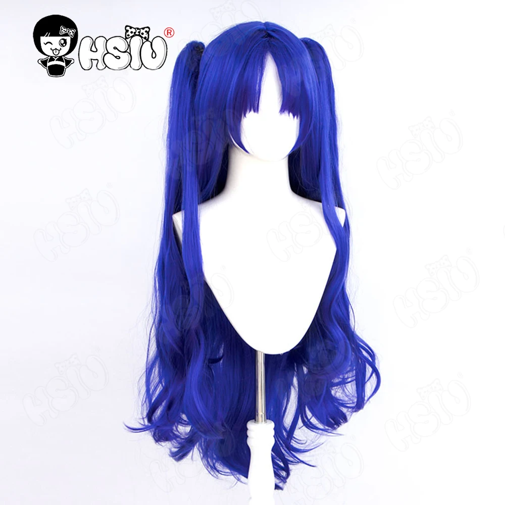 Space Ereshkigal Косплей Парик Синтетический парик из волокна「HSIU」синий фиолетовый