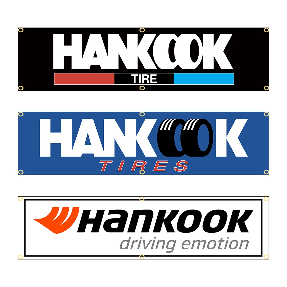 Фото Флаг-баннер Hankooks 60x240 см, полиэстер, с принтом, для гаража или улицы, декоративный гобелен №1