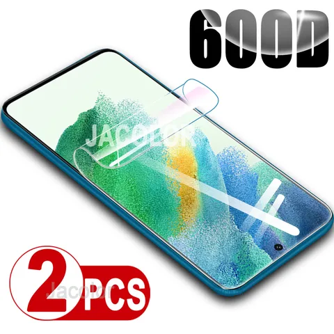 Гидрогелевая защитная пленка, 2 шт., для Samsung Galaxy S21 Fe Ultra Plus 5G, защитная пленка для экрана S21Fe S21 + S21Ultra, защитная пленка, не стекло