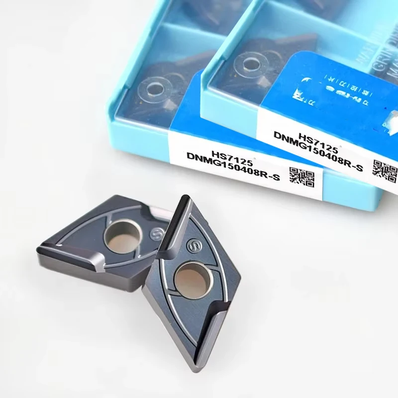 Оригинальный ДНМГ ДНМГ 150404   ДУМГ 150408   ДУМГ 150604   ДУМГ 150608   R-S L-S HS7125 HS7225 Токарные инструменты с ЧПУ Твердосплавные вставки
