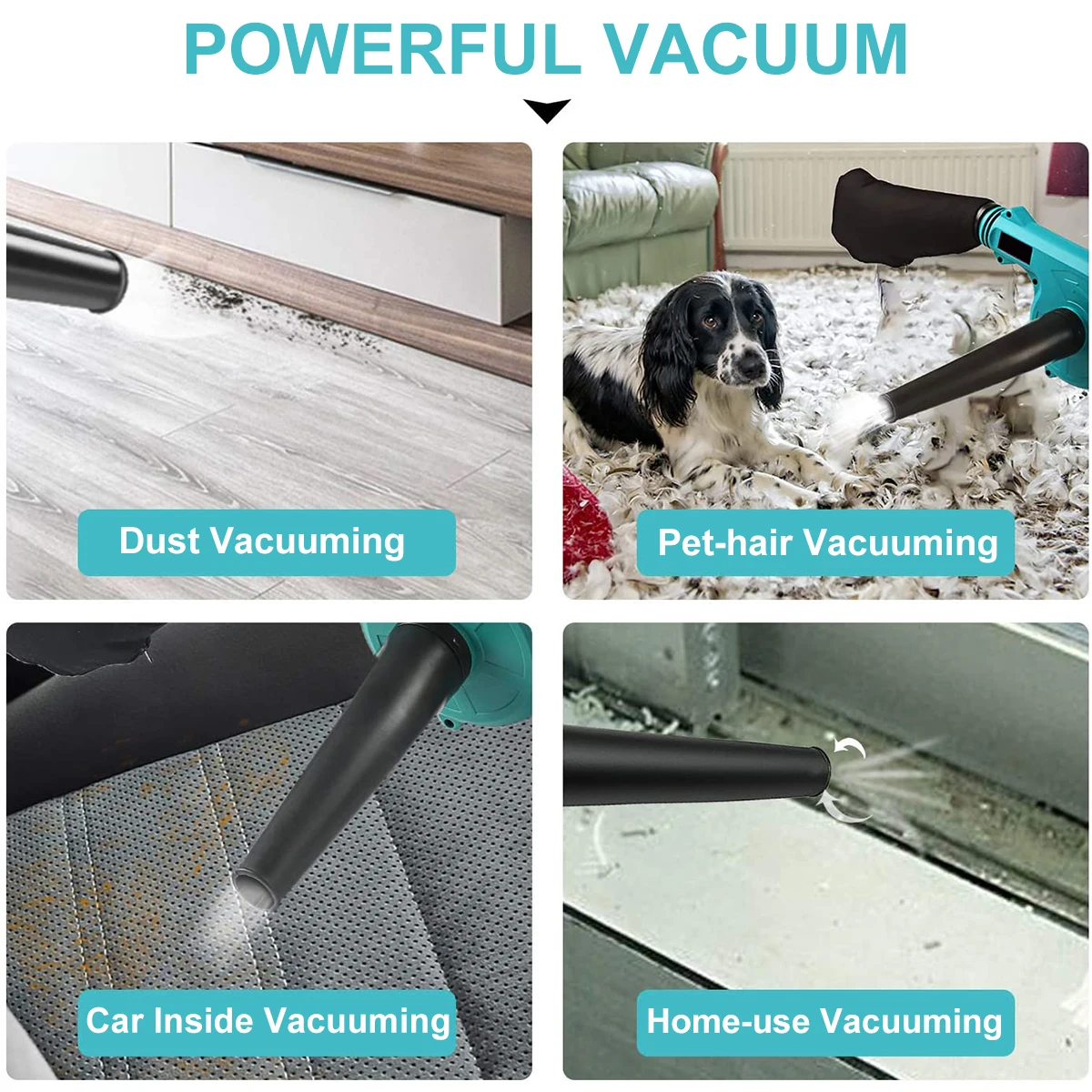 cordless electric air blower suction portable handheld leaf computer dust collector cleaner power tool for makita 18v battery free global shipping