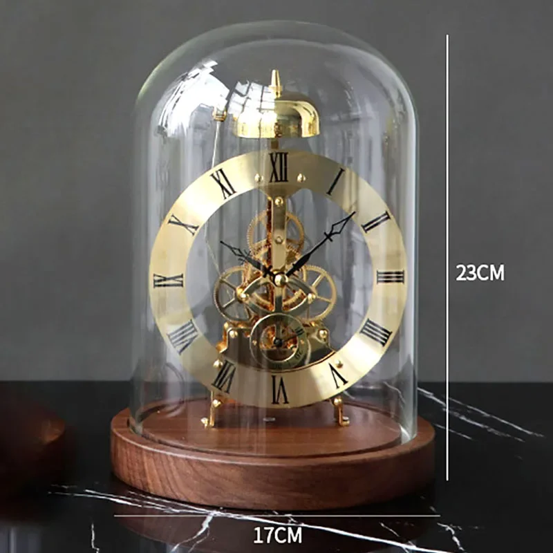 

Механические настольные часы oeny из черного ореха