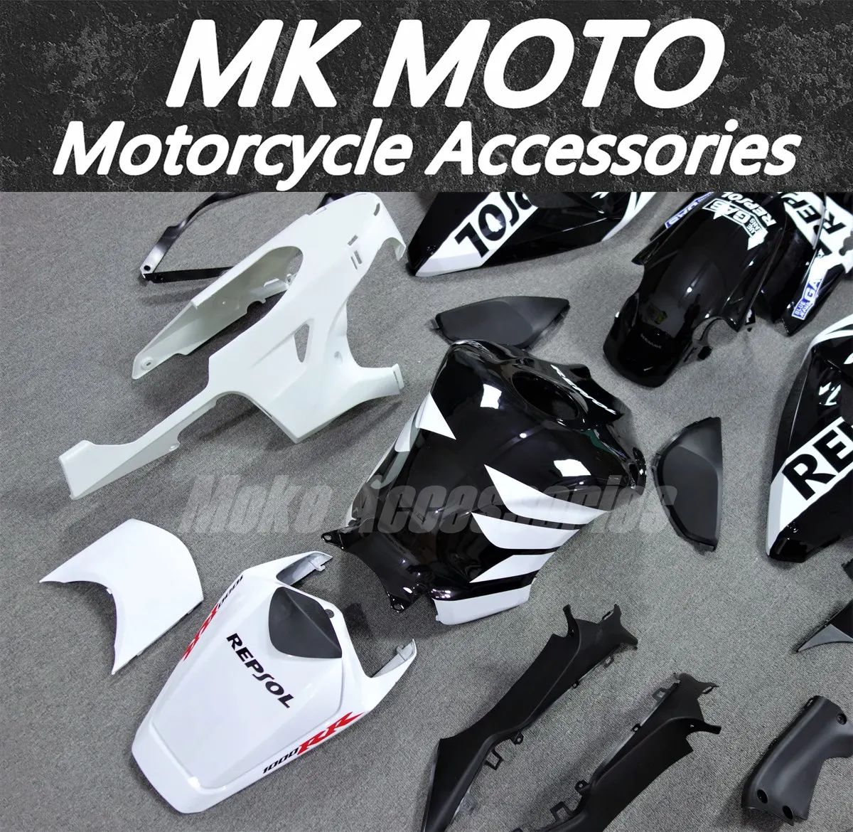 Комплект обтекателей для мотоцикла подходящий Cbr1000rr 2008 2009 2010 2011 комплект