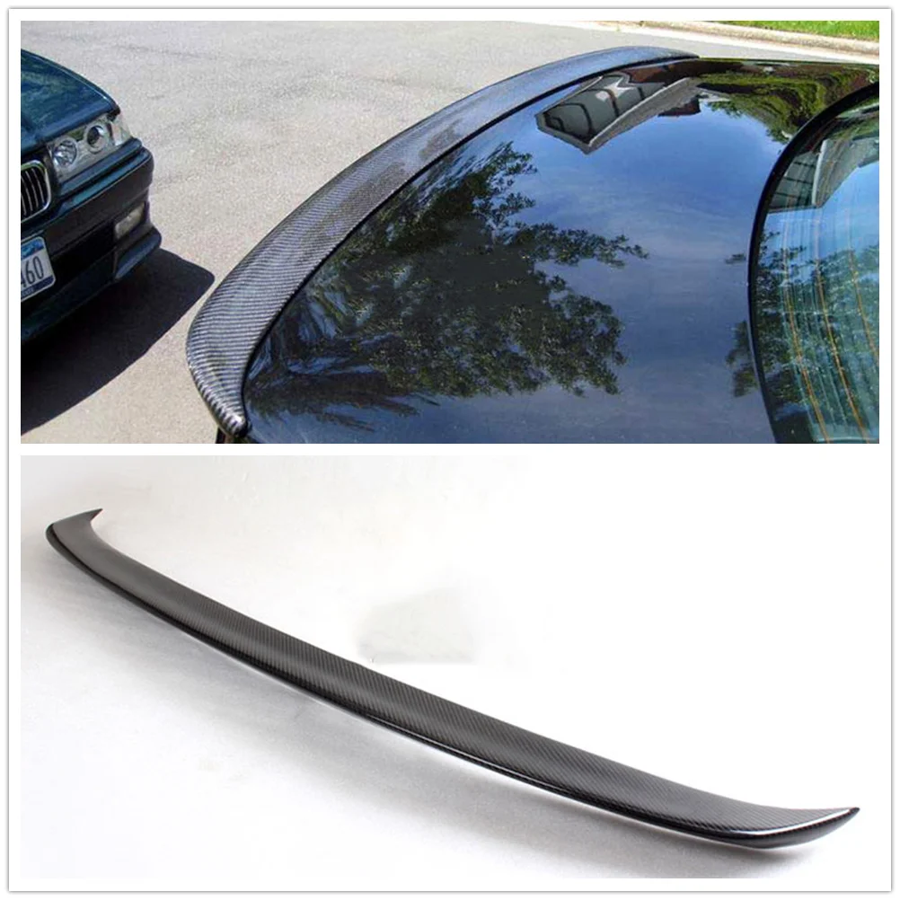 

For BMW 5 Series M5 E60 2004-2010 AC Style Rear Spoiler Wing Real Carbon Fiber Trunk Lid Flap Lip Splitter Tailgate Decklid Trim