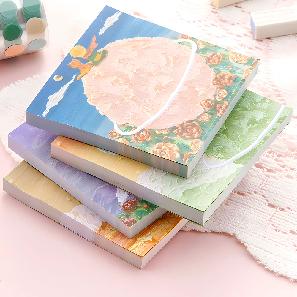 3 упаковки креативные липкие заметки милый кавайный блокнот почтовая бумага