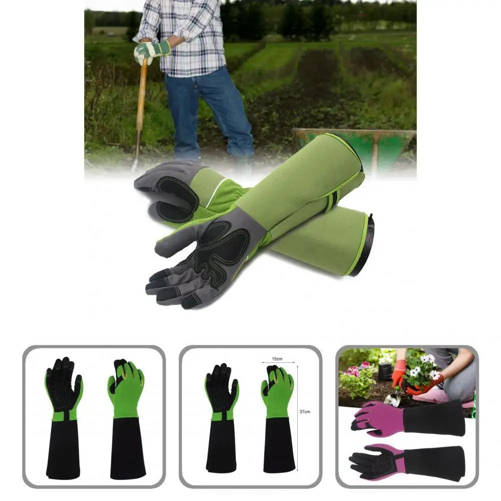 

Easy to Wear Hard to Fade Flower Printing Sweat Absorption Gardening Glove for Orchard