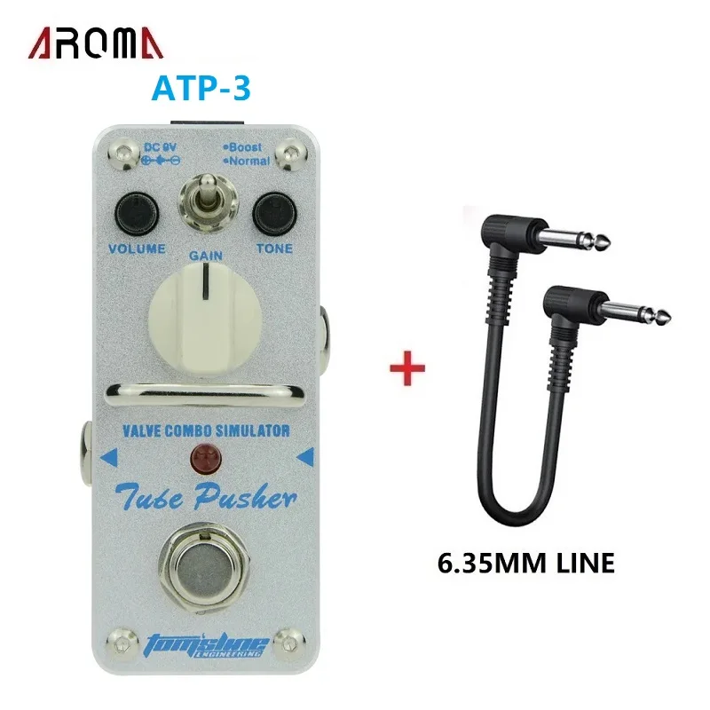 

AROMA ATP-3 TUBE PUSHER Vlave Combo Simulator Pedal Mini Analogue Guitar Effect Pedal True Bypass Guitar Parts & Accessories