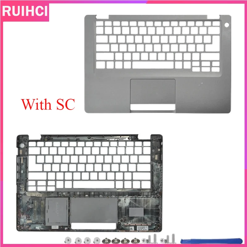 Фото Новый корпус для ноутбуков DELL Latitude 5400 5410 5411 E5400: задняя крышка ЖК-дисплея, передняя рамка, панель для рук, верхняя и нижняя части корпуса, серебристый цвет №4