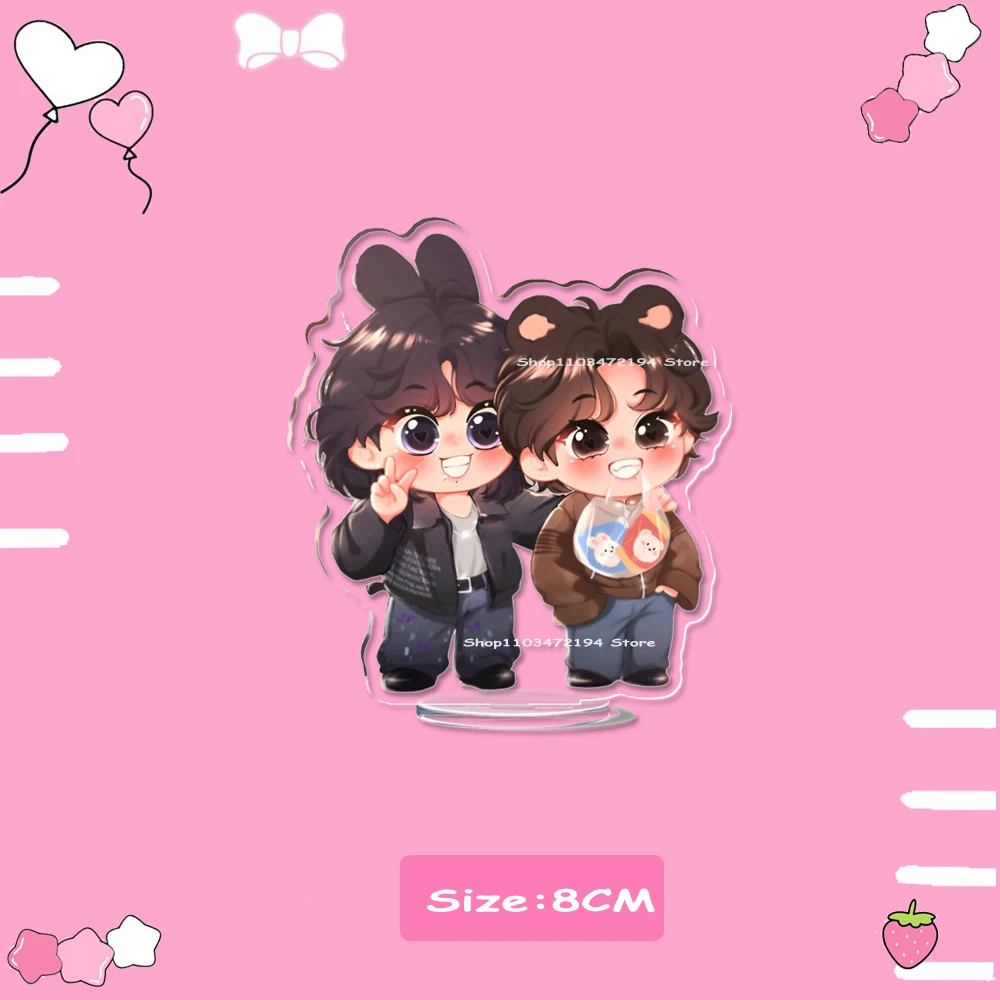 

8 см милый акриловый Kpop Idol Standee индивидуальный VKOOKIES Kpop Funs подарочные аксессуары Мерч