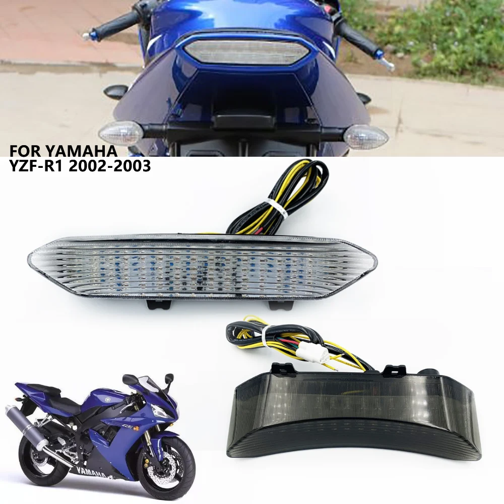 Фото Светодиодный задний стоп-сигнал в сборе для YAMAHA ATV GRIZZLY 700 EPS YZF-R1 XVS1300 WR250R 2002-2020, задний фонарь, стоп-сигналы №5