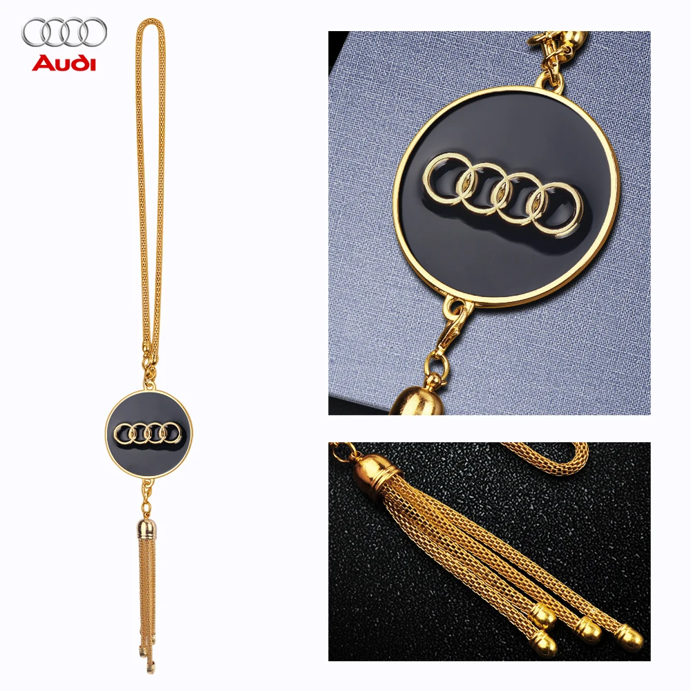 

Car Accessory Element Decor Rearview Mirror Pendant Hanging Ornaments For Audi S Line A5 C6 C5 A1 A7 Q2 Q3 TT B5 B6 A3 8P 8V 8L