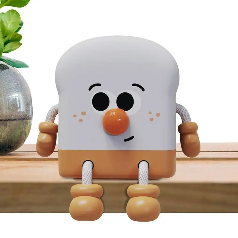

Kids Night Light LED Night Light Toast Lamp USB Rechargeable Cute Lamp Phone Holder Adjustable Brightness Tap Control Nightlight