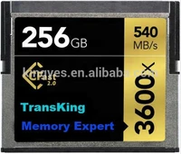 256gb original transking professional cfast 2 0 3600x 540mbs compact flash card cf card memory card