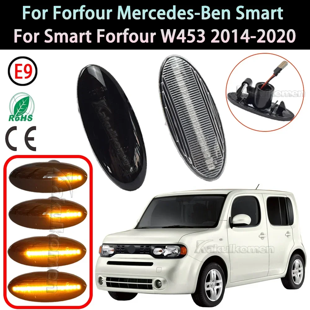 Автомобильные аксессуары для Smart For four W453 Renault Master Koleos Vauxhall Movano Mk2 2 шт. светодиодные
