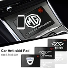 1 шт. нескользящий коврик для салона автомобиля, коврик для Ford Focus 2 Mk2 Mk3 St Line F150 Max Ka Fusion Edge Mondeo 4 5, аксессуары с логотипом