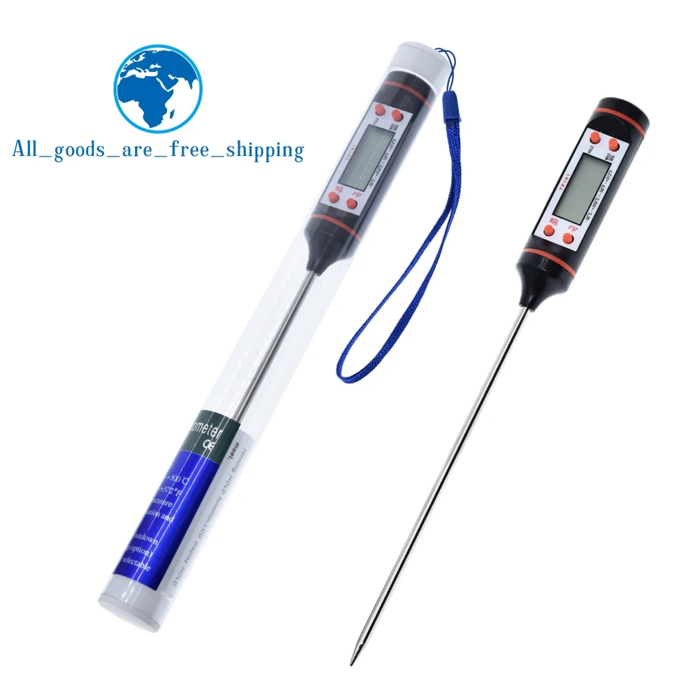 

Цифровой термометр для мяса, приготовления еды, кухни, зонд для барбекю, вода, молоко, масло, жидкость, духовка, цифровой датчик температуры, измерительный термопара