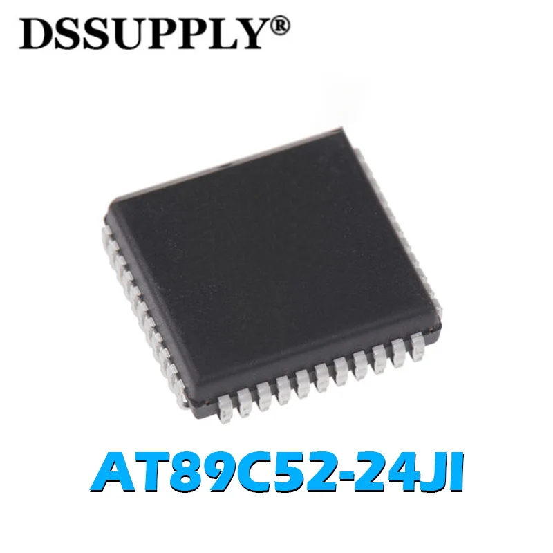 

5PCS New Original AT89C52 PLCC-44 MCU AT89C52-24JI AT89C52-24JC Microcontroller Memory Chips Integrated Circuits