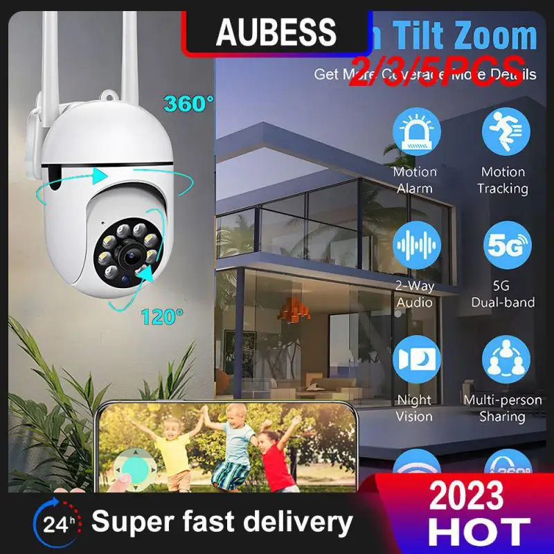 

2/3/5PCS Wifi Ip Camera Dual Frequency Motion Detection Wireless Camera Infrared Night Security Camera