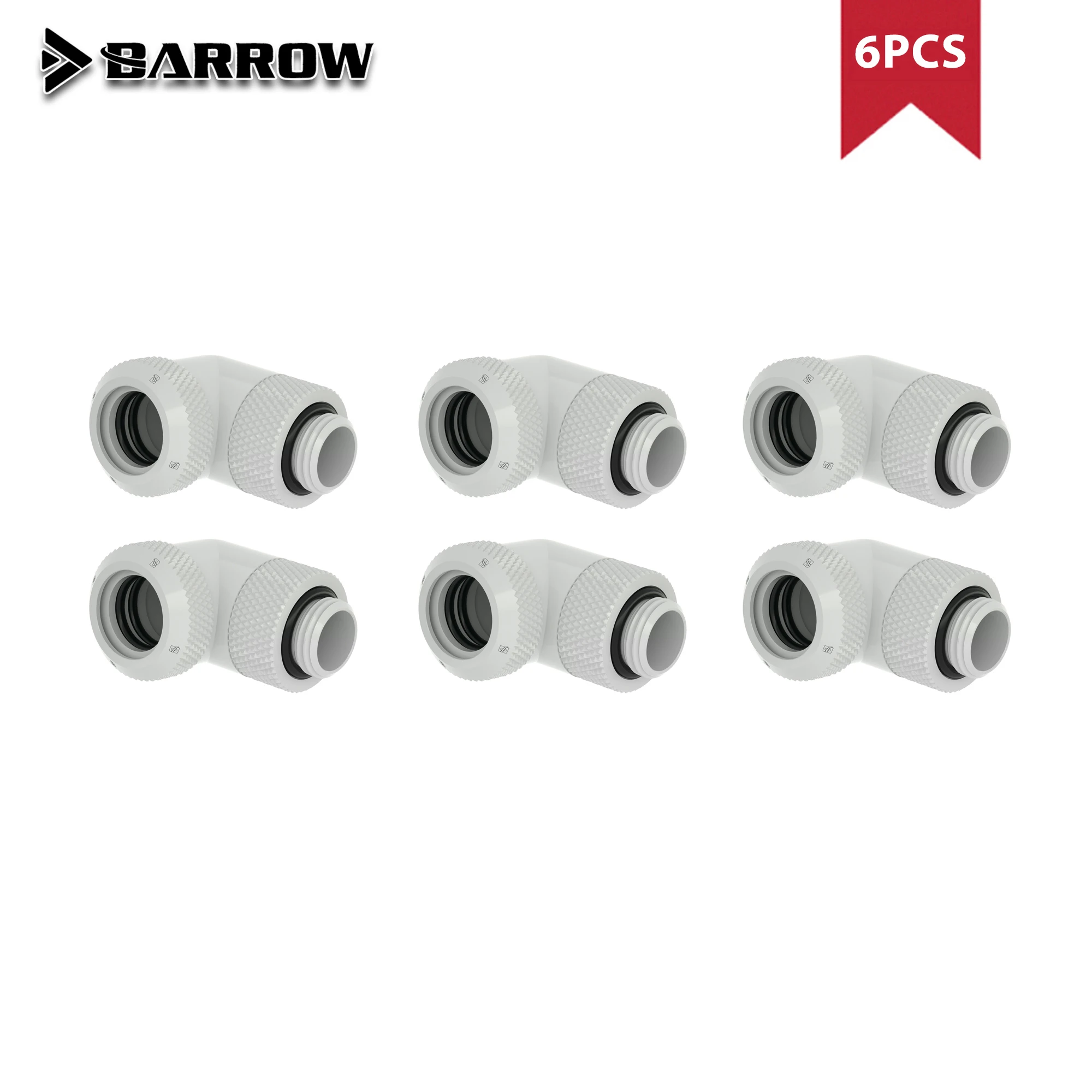 BARROW 4 шт. 6 шт. G1/4 дюйма резьба 90 градусов Поворотный фитинг адаптер Поворот на 90 градусов водная Фотогалерея/14 BARROW 4 шт. 6 шт. G1/4 дюйма резьба 90 градусов Поворотный фитинг адаптер Поворот на 90 градусов водная Фотогалерея/14