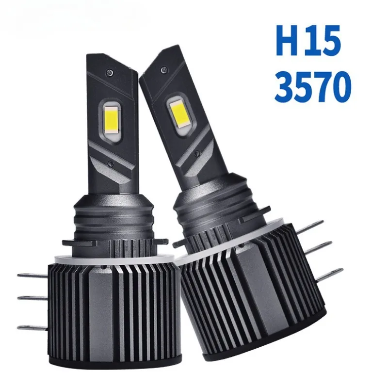 Светодиодные фары EURS H15 LED Canbus 6500K 110W 12000LM Автомобильные светодиодные CSP 3570 Turbo