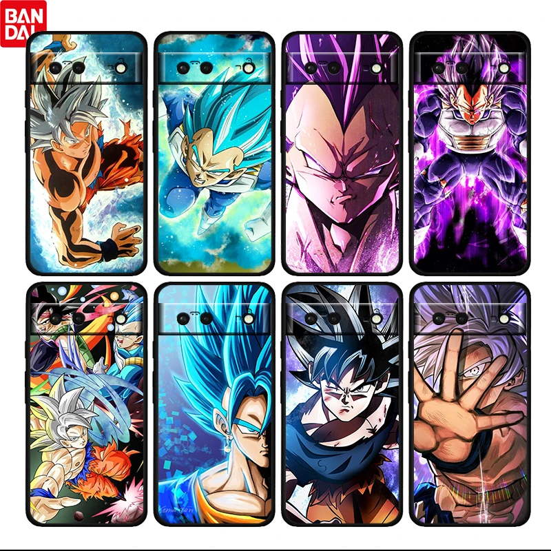 

Dragon Ball Super Saiyan For Google Pixel 6 6a 6Pro 5 5a 4 4a XL 5G Black Soft Phone Case Silicone Cover Fundas Coque Capa