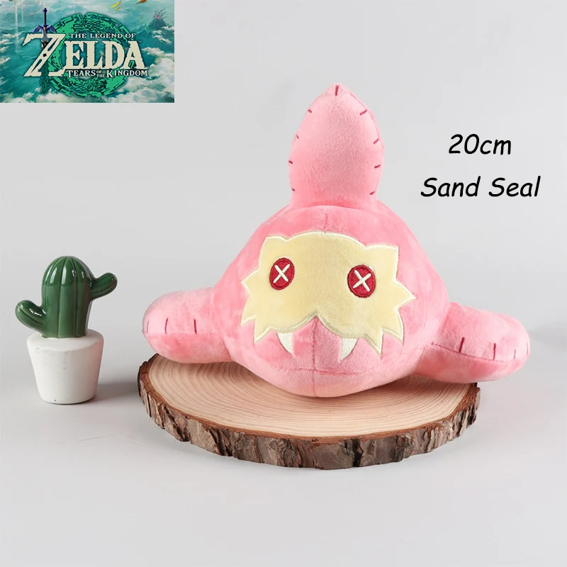 

anime figure the Legend of Zelda Sand Seal Plush Tears of the Kingdom cute cartoon toy figurines model doll gift for children