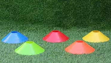 

50 Agility Football Basketball Roller Skating Yoga Group Sports Logo Discs Cone Logo Discs Free Storage Bag And Stand