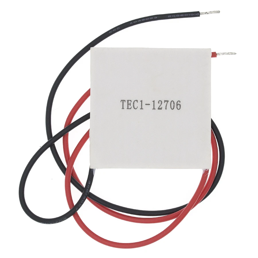 

TEC1-12706 12V 6A TEC Thermoelectric Cooler Peltier 40*40MM New of Semiconductor Refrigeration